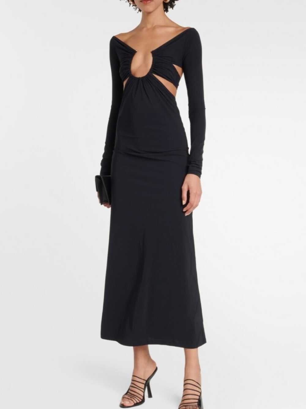 Christopher Esber Odessa Ruched Cutout Maxi Dress 2